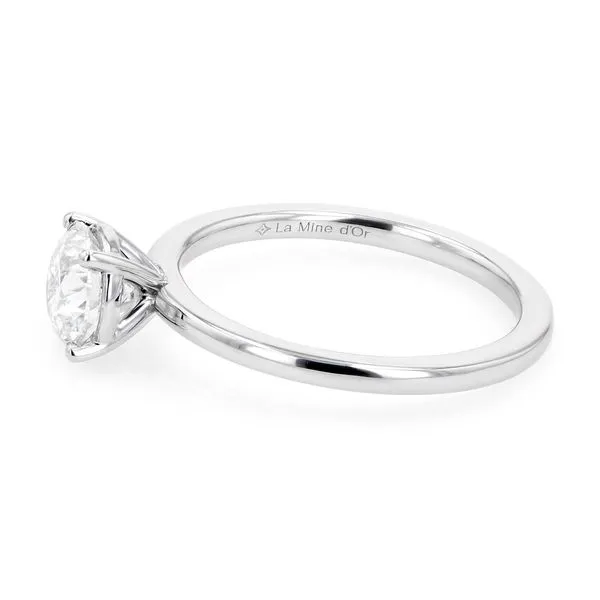 1.01ct Victoria Round Diamond Solitaire Engagement Ring Image 2 La Mine d'Or Moncton, NB