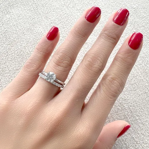 1.01ct Victoria Round Diamond Solitaire Engagement Ring Image 4 La Mine d'Or Moncton, NB