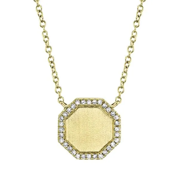 0.07tw Shy Creation Kate Diamond Octagon Necklace La Mine d'Or Moncton, NB