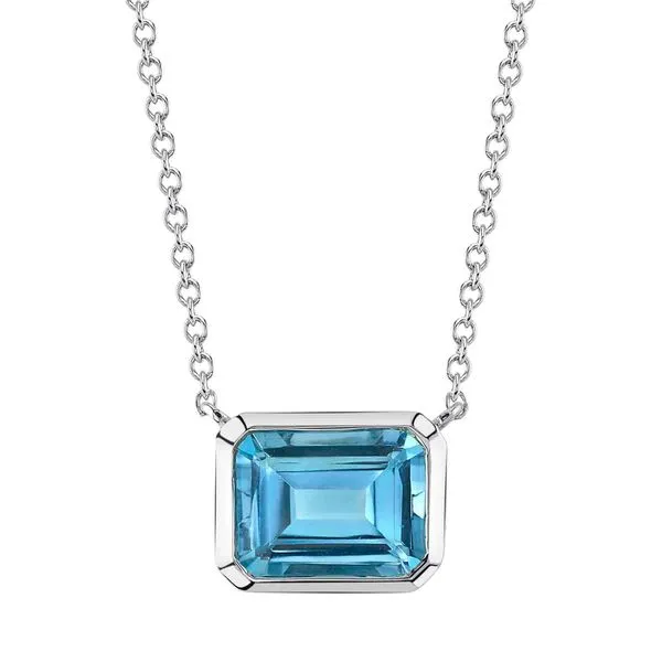 2.08ct Shy Creation Color Blue Topaz Necklace La Mine d'Or Moncton, NB
