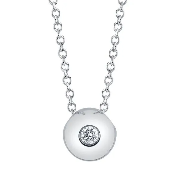 0.04ct Shy Creation Bailey Diamond Bezel Necklace La Mine d'Or Moncton, NB