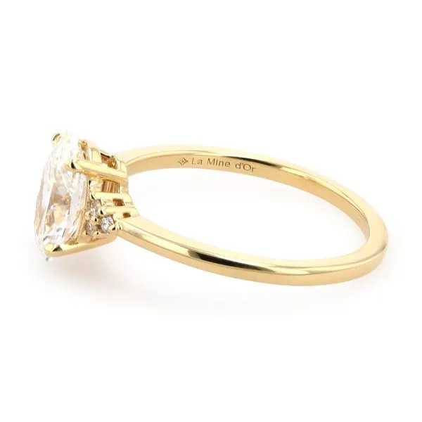 1.31tw Paris Oval Diamond Engagement Ring Image 2 La Mine d'Or Moncton, NB