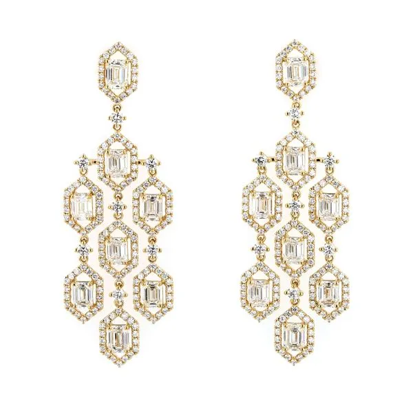 6.10ct La Maison Diamond Chandelier Drop Earrings La Mine d'Or Moncton, NB