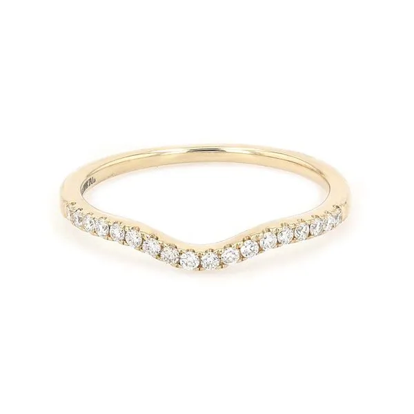0.25tw Prong Curved Diamond Band La Mine d'Or Moncton, NB