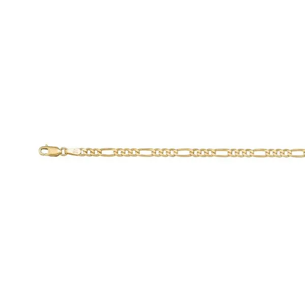 10kt Yellow Gold Figaro Chain 20" La Mine d'Or Moncton, NB
