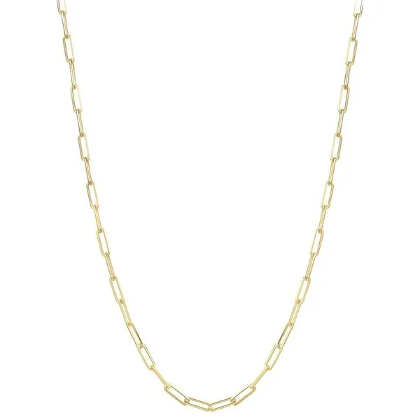 14kt Yellow Gold Paperclip Necklace 20" La Mine d'Or Moncton, NB