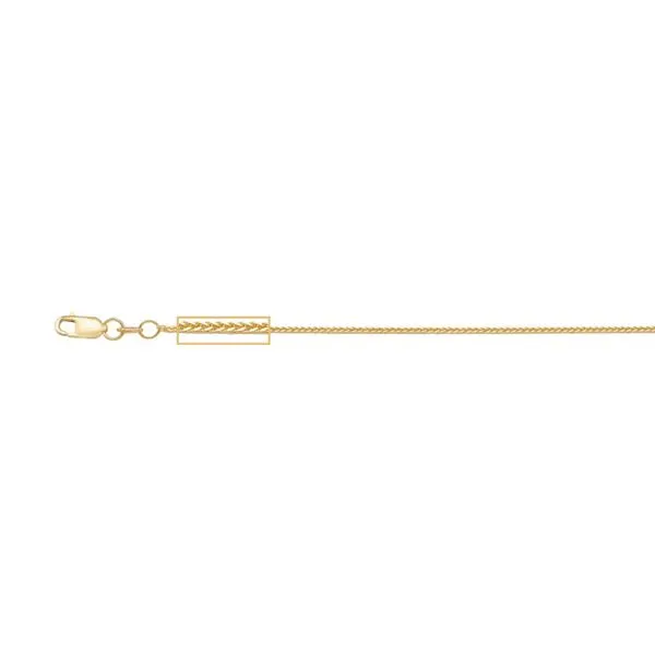 14kt Yellow Gold Wheat Chain 18" La Mine d'Or Moncton, NB