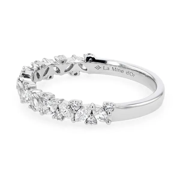 0.65tw Together Diamond Cluster Wedding Band Image 2 La Mine d'Or Moncton, NB