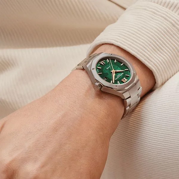 Baume & Mercier Riviera Automatic Watch Green Dial 39mm Image 3 La Mine d'Or Moncton, NB