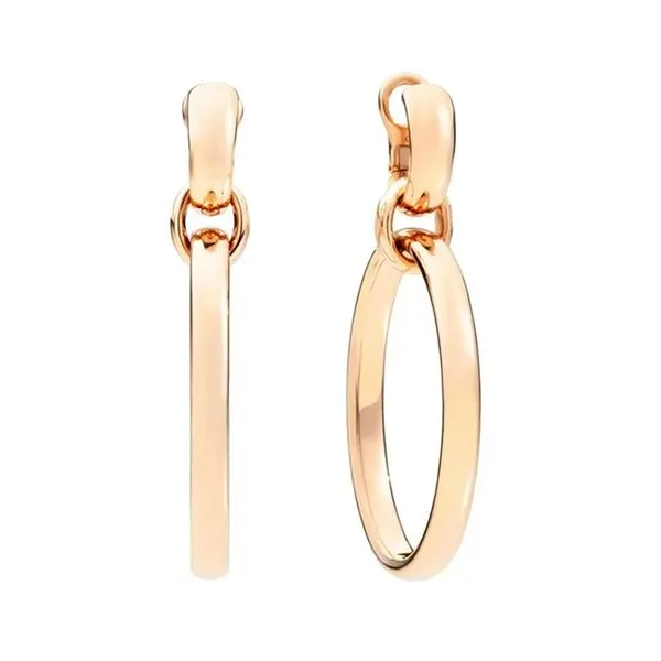 Pomellato Iconica Hoop Earrings 18kt Rose Gold La Mine d'Or Moncton, NB