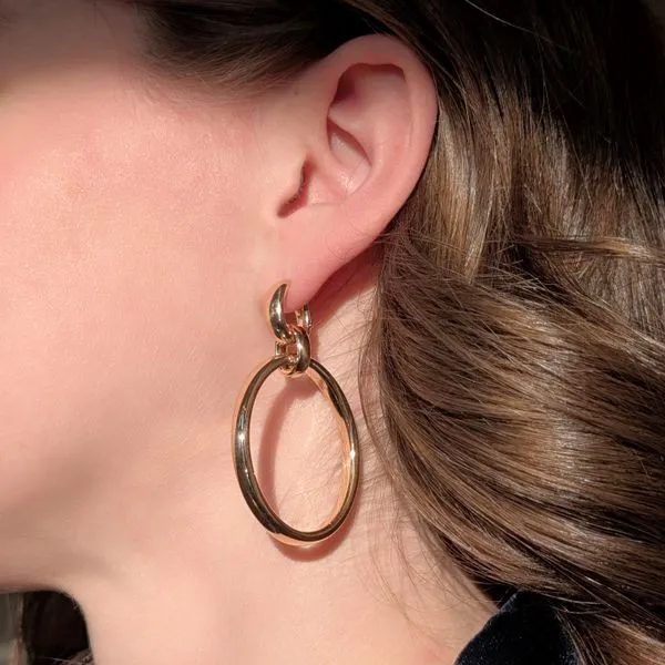 Pomellato Iconica Hoop Earrings 18kt Rose Gold Image 5 La Mine d'Or Moncton, NB
