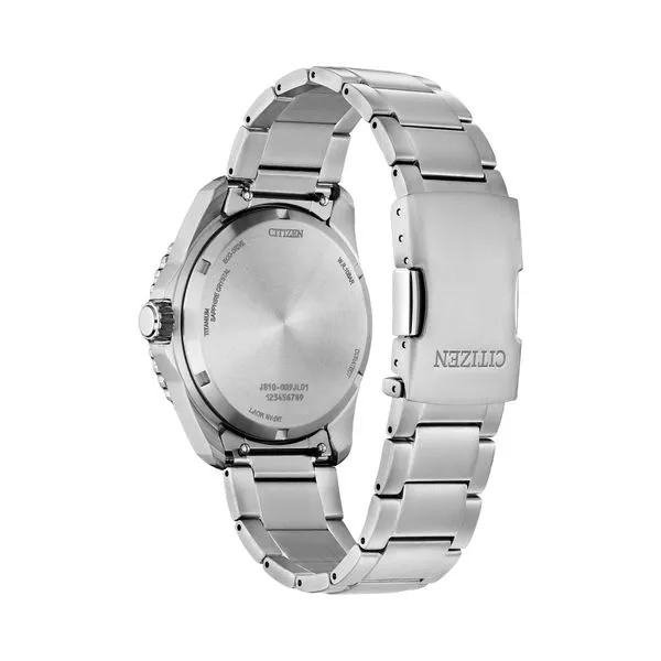 Citizen Brycen Titanium Eco-Drive Watch Orange 41mm Image 3 La Mine d'Or Moncton, NB