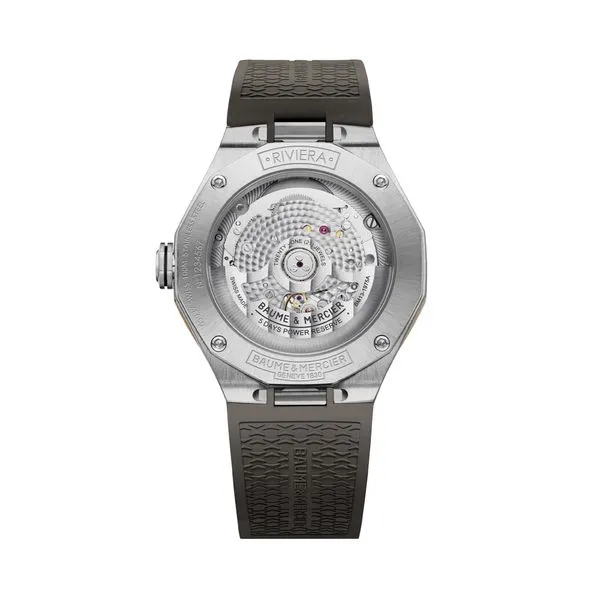 Baume & Mercier Riviera Automatic Watch Grey Dial 39mm Image 2 La Mine d'Or Moncton, NB