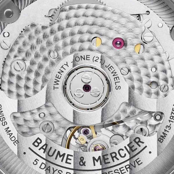 Baume & Mercier Riviera Automatic Watch Grey Dial 39mm Image 4 La Mine d'Or Moncton, NB