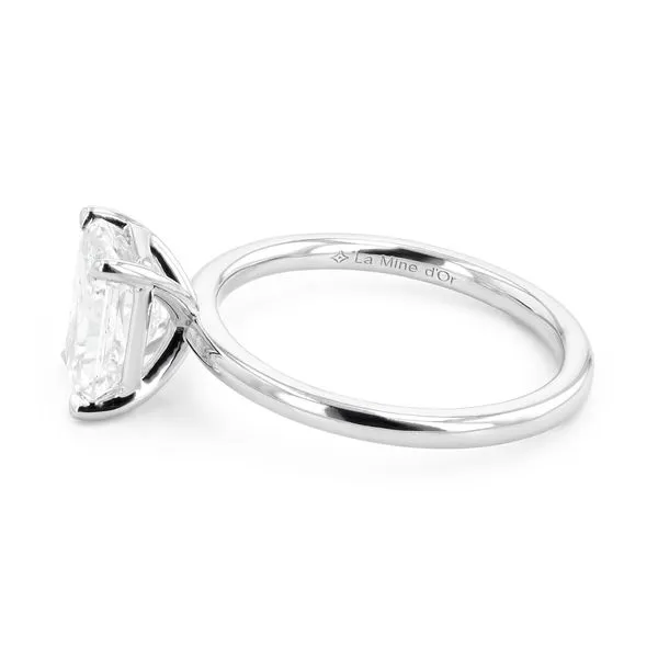 2.01ct Victoria Radiant Diamond Solitaire Engagement Ring Image 2 La Mine d'Or Moncton, NB