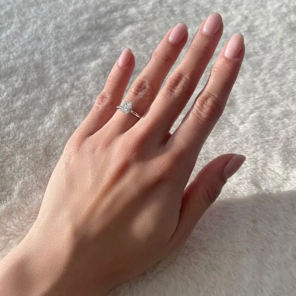 1.01ct Rio Oval Diamond Solitaire Engagement Ring Image 4 La Mine d'Or Moncton, NB