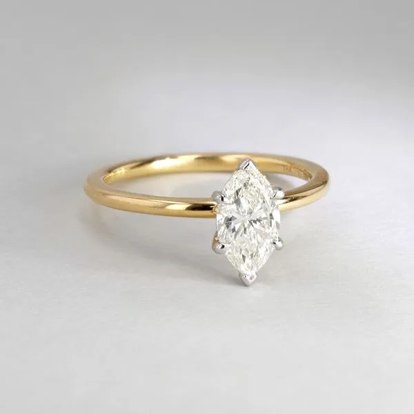 0.91ct Victoria Marquise Diamond Solitaire Engagement Ring Image 3 La Mine d'Or Moncton, NB