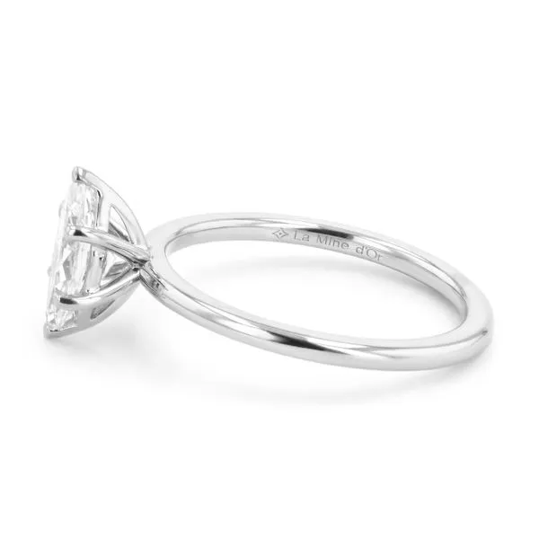 0.80ct Victoria Marquise Diamond Solitaire Engagement Ring Image 2 La Mine d'Or Moncton, NB