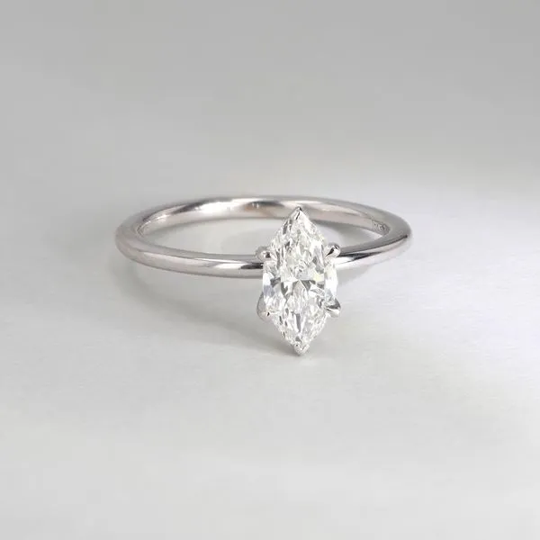 0.80ct Victoria Marquise Diamond Solitaire Engagement Ring Image 3 La Mine d'Or Moncton, NB