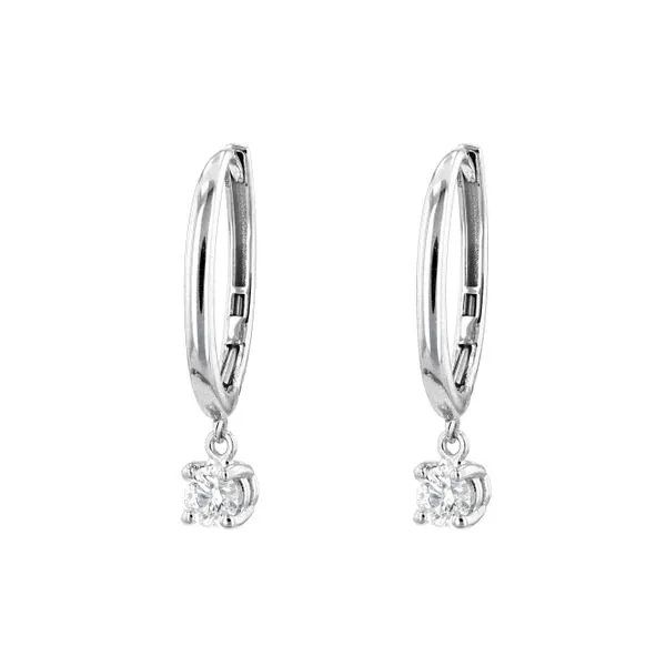 0.46tw Forevermark Round Canadian Diamond French Drop Earrings La Mine d'Or Moncton, NB