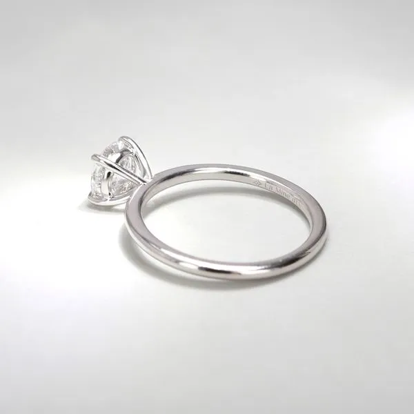 1.01ct Victoria Round Brilliant Diamond Solitaire Engagement Ring Image 4 La Mine d'Or Moncton, NB