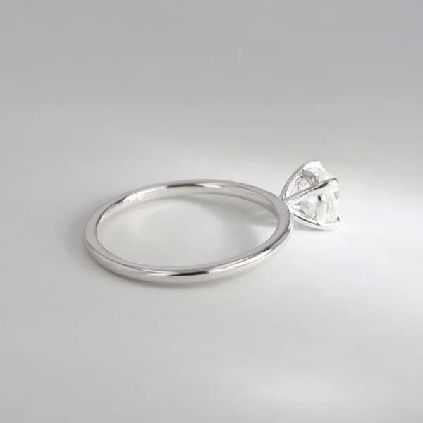 0.80ct Victoria Round Brilliant Diamond Solitaire Engagement Ring Image 4 La Mine d'Or Moncton, NB