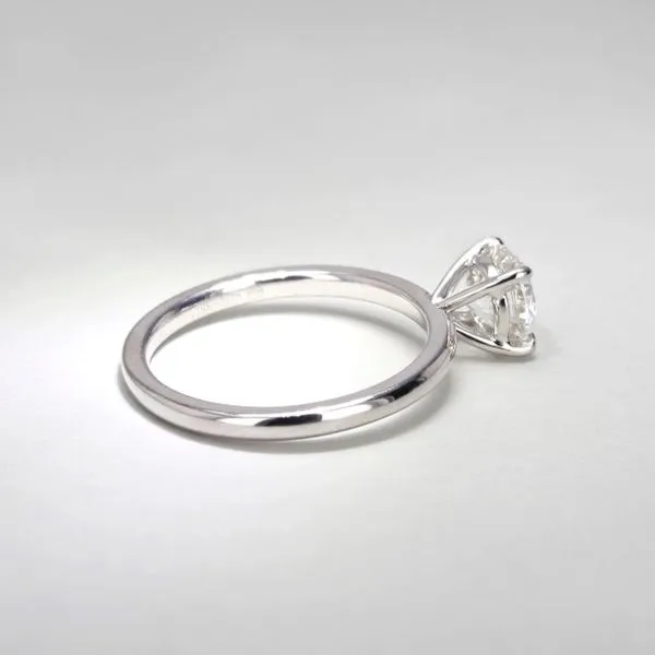 0.92ct Victoria Round Brilliant Diamond Solitaire Engagement Ring Image 4 La Mine d'Or Moncton, NB