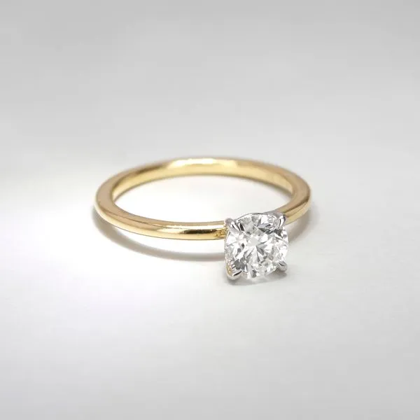 0.90ct Victoria Round Brilliant Diamond Solitaire Engagement Ring Image 3 La Mine d'Or Moncton, NB