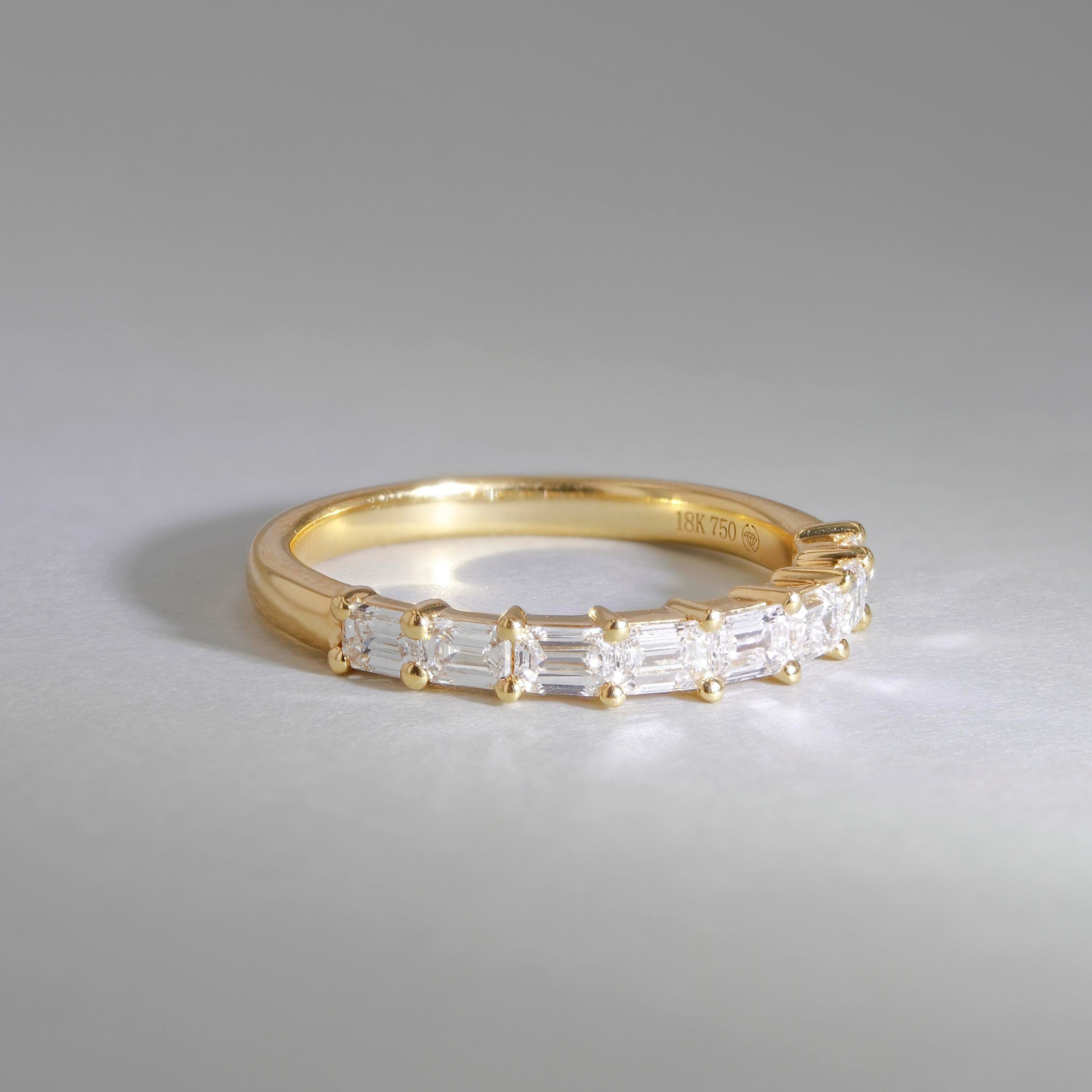 0.80tw Emerald Diamond Wedding Band Image 3 La Mine d'Or Moncton, NB
