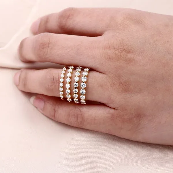 1.00tw Always Single Shared Claw Diamond Band Image 4 La Mine d'Or Moncton, NB