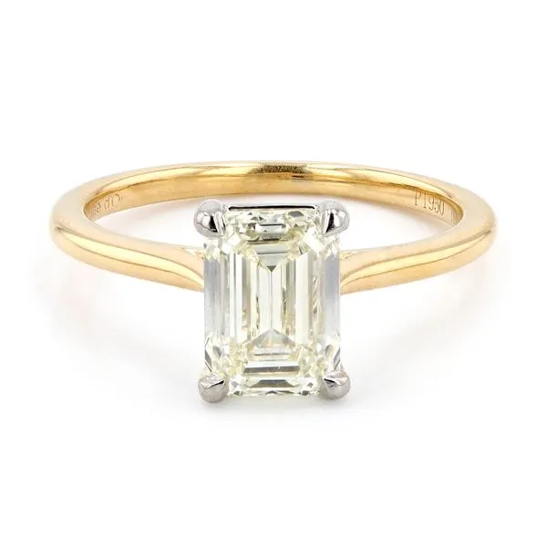 1.57ct Rio Emerald Cut Diamond Solitaire Engagement Ring La Mine d'Or Moncton, NB