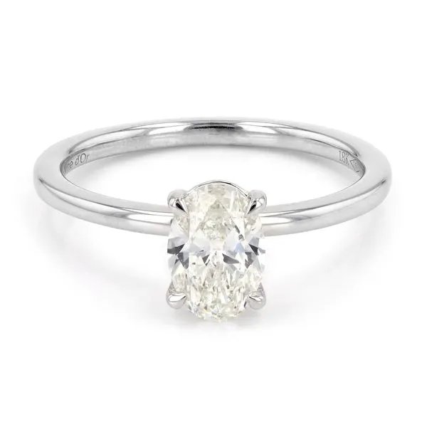 0.85ct Victoria Oval Diamond Solitaire Engagement Ring La Mine d'Or Moncton, NB
