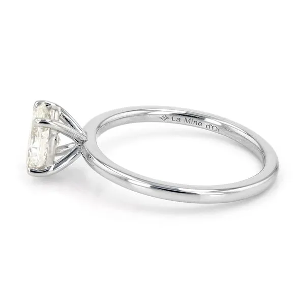 0.85ct Victoria Oval Diamond Solitaire Engagement Ring Image 2 La Mine d'Or Moncton, NB