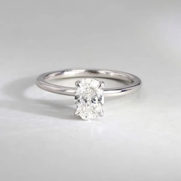 0.85ct Victoria Oval Diamond Solitaire Engagement Ring Image 3 La Mine d'Or Moncton, NB