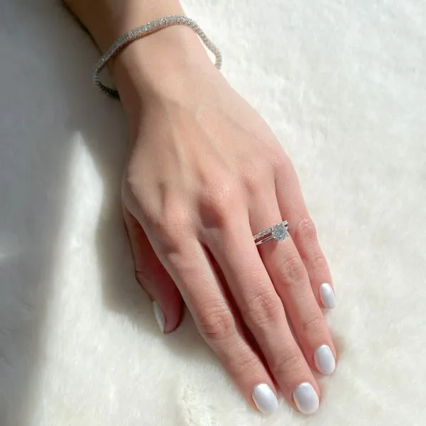 1.20ct Victoria Round Diamond Solitaire Engagement Ring Image 4 La Mine d'Or Moncton, NB