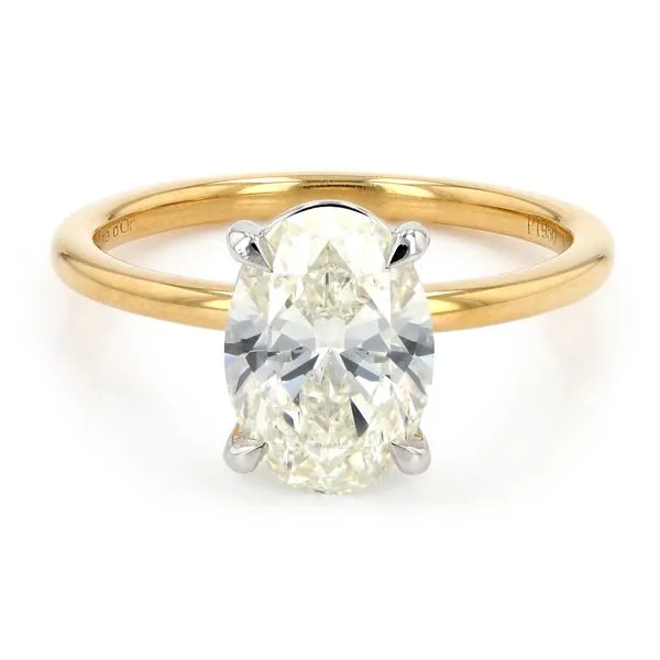 2.01ct Victoria Oval Diamond Solitaire Engagement Ring La Mine d'Or Moncton, NB