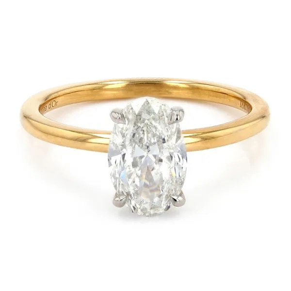1.50ct Victoria Oval Diamond Solitaire Engagement Ring La Mine d'Or Moncton, NB