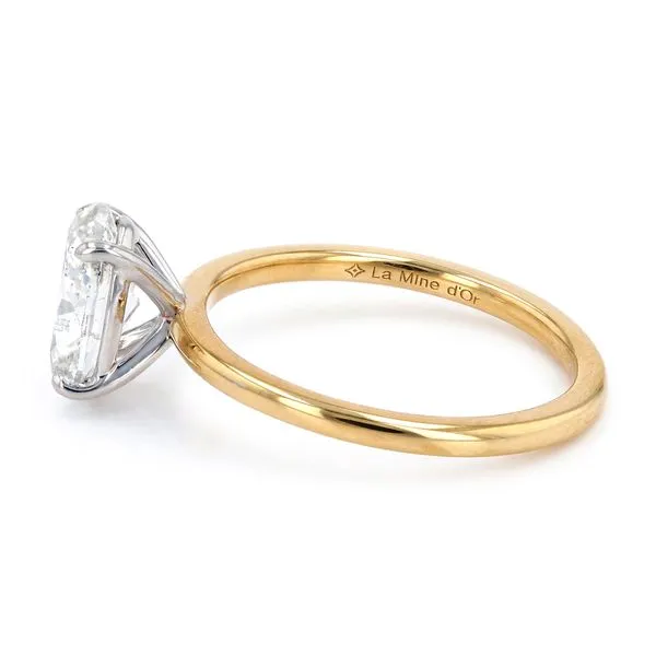 1.50ct Victoria Oval Diamond Solitaire Engagement Ring Image 2 La Mine d'Or Moncton, NB