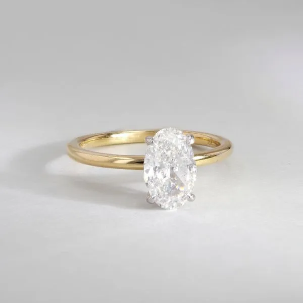 1.50ct Victoria Oval Diamond Solitaire Engagement Ring Image 3 La Mine d'Or Moncton, NB