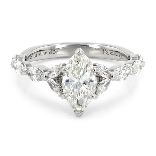 1.77tw Valenza Marquise Diamond Engagement Ring La Mine d'Or Moncton, NB