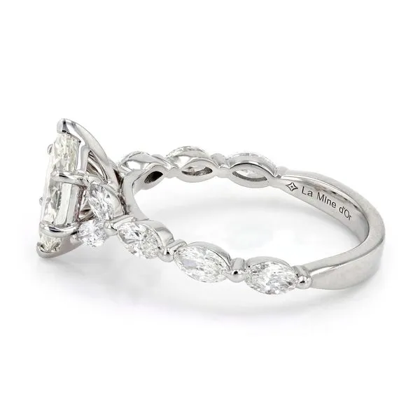 1.77tw Valenza Marquise Diamond Engagement Ring Image 2 La Mine d'Or Moncton, NB