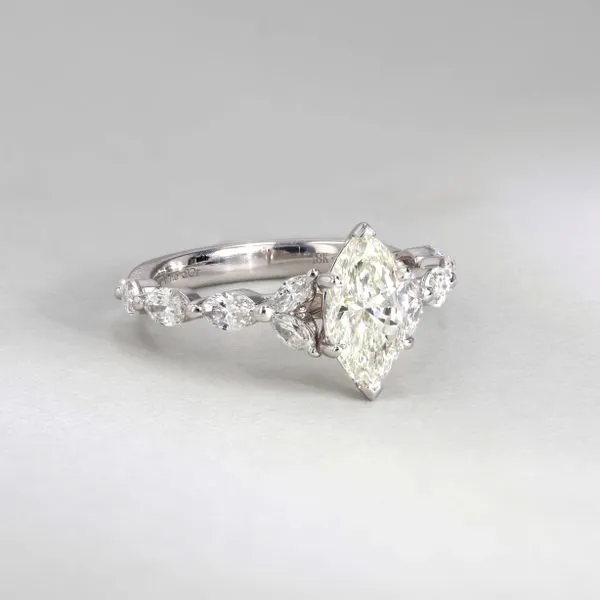 1.77tw Valenza Marquise Diamond Engagement Ring Image 3 La Mine d'Or Moncton, NB