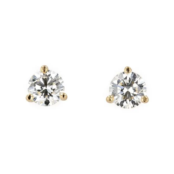 1.20tw Signature Round Brilliant Diamond Stud Earrings La Mine d'Or Moncton, NB