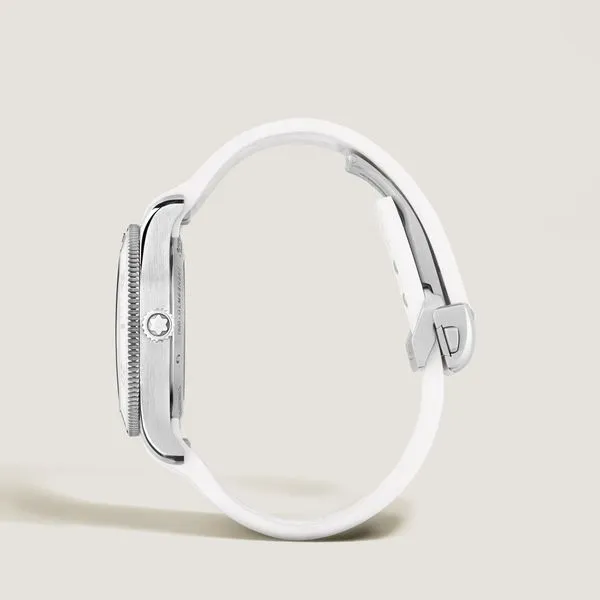 Montblanc Iced Sea Automatic Date 0 Oxygen White Dial Image 2 La Mine d'Or Moncton, NB