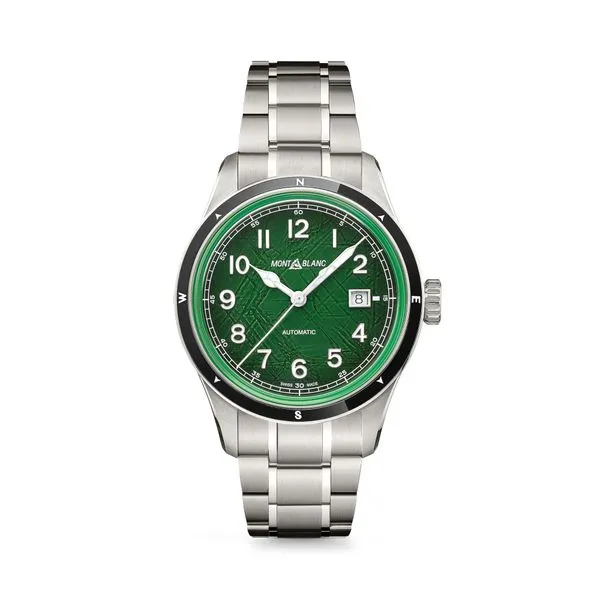 Montblanc 1858 Automatic Date 0 Oxygen Watch Green Dial La Mine d'Or Moncton, NB