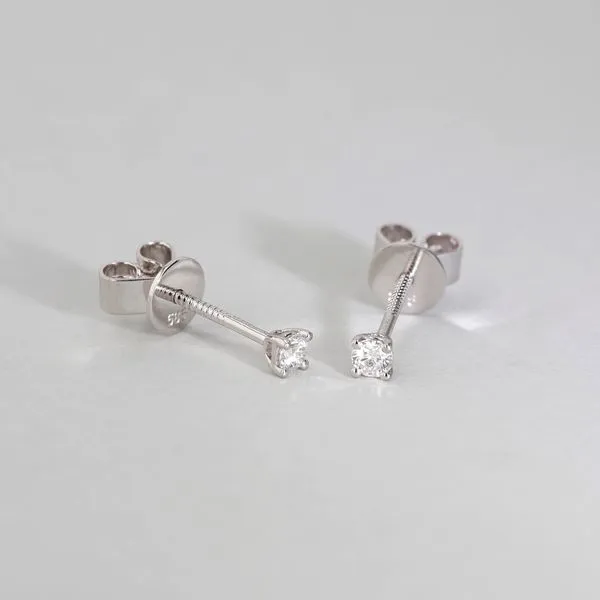 0.15tw Essential Collection Round Diamond Stud Earrings Image 3 La Mine d'Or Moncton, NB