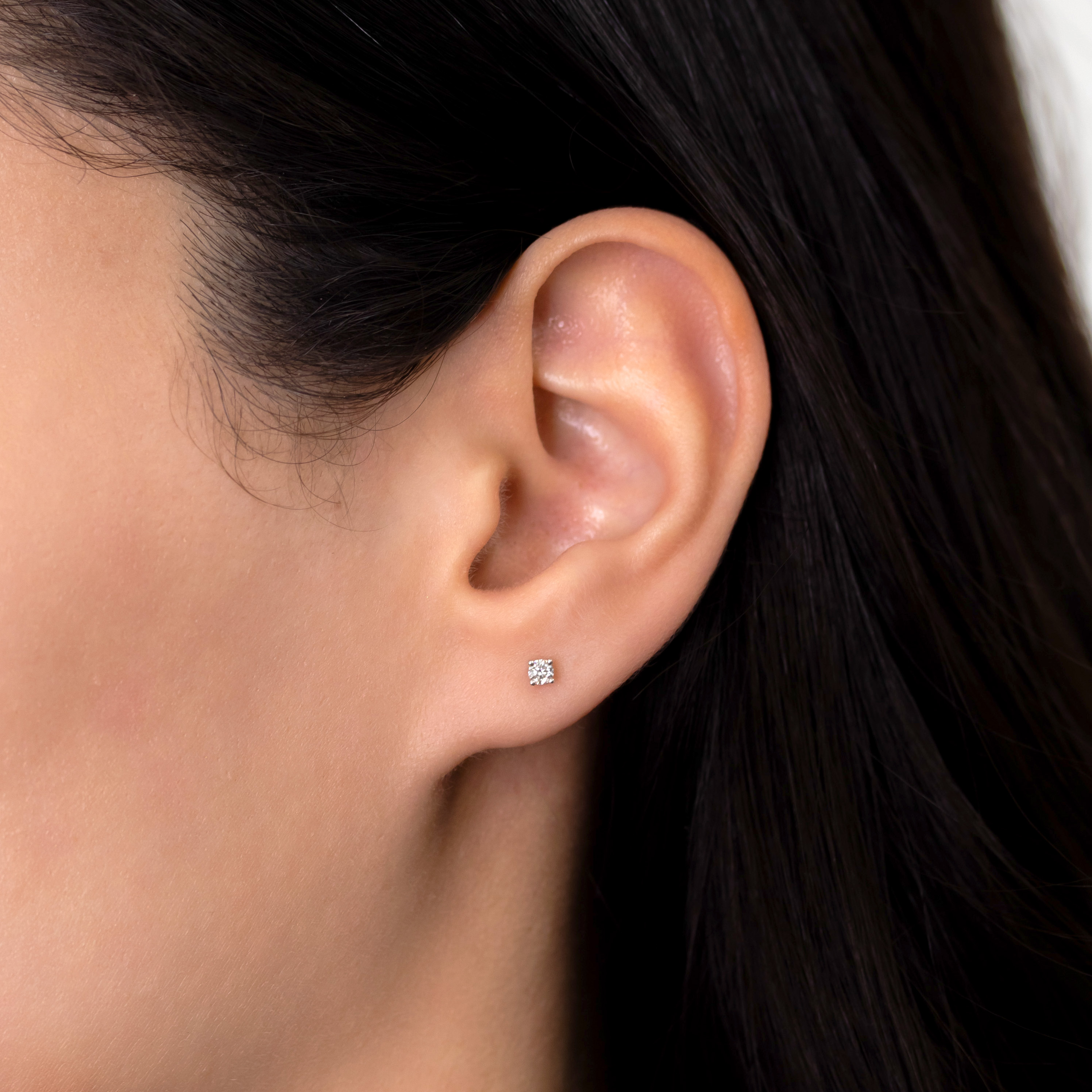0.15tw Essential Collection Round Diamond Stud Earrings Image 4 La Mine d'Or Moncton, NB