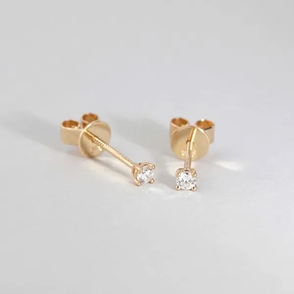0.15tw Essential Collection Round Diamond Stud Earrings Image 3 La Mine d'Or Moncton, NB