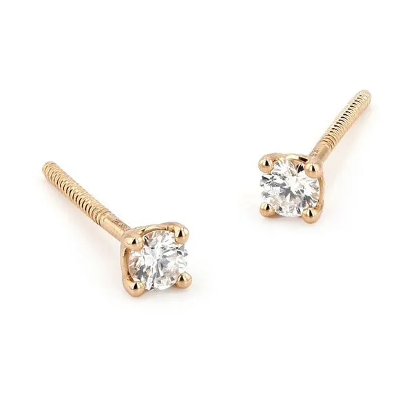 0.25tw Essential Collection Round Diamond Stud Earrings La Mine d'Or Moncton, NB