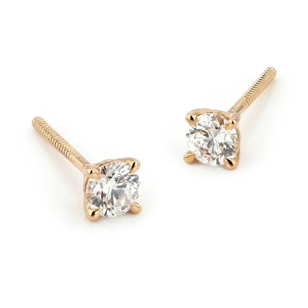 0.50tw Essential Collection Round Diamond Stud Earrings La Mine d'Or Moncton, NB
